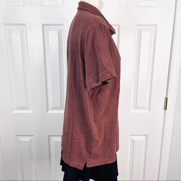 LEVI’S polo shirt heather rust XL short sleeve men’s casual wear - Picture 2 of 6